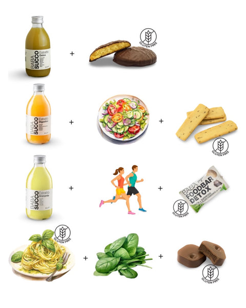 TRATTAMENTO SKINNY SENZA GLUTINE - 6 giorni - 48 prodotti