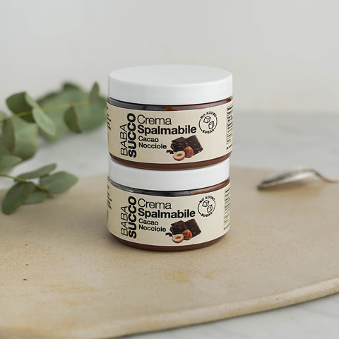 CREMA SPALMABILE CACAO E NOCCIOLE - confezione da 12Og