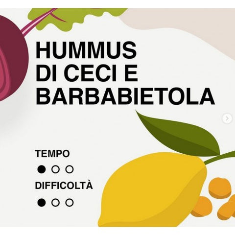 HUMMUS DI CECI E BARBABIETOLA