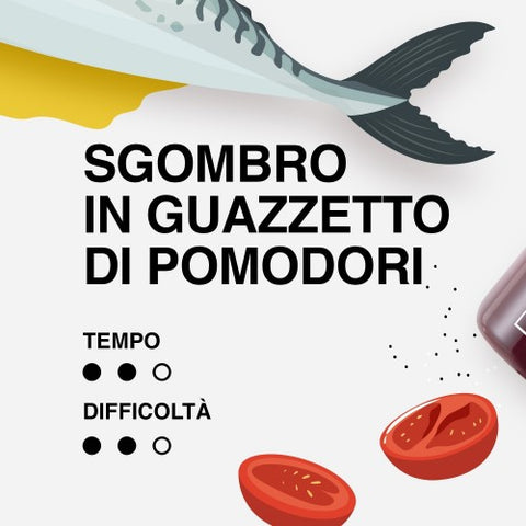 Sgombro in guazzetto e pomodori