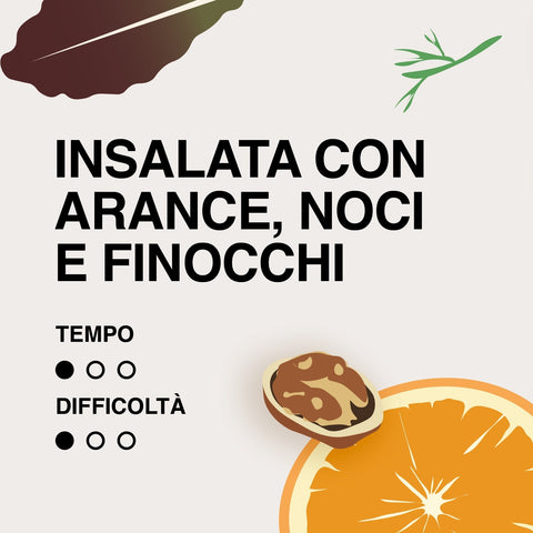 INSALATA CON ARANCE, NOCI E FINOCCHI ⁠⠀