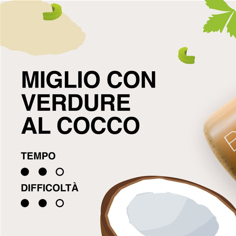 MIGLIO CON VERDURE AL COCCO