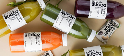 Estratti freschi di frutta e verdura