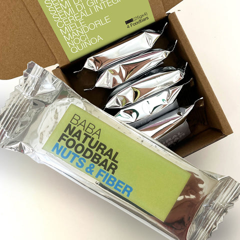 BABA NATURAL FOODBAR NUTS & FIBER - Monopezzo