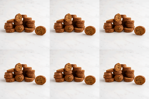 Crostini proteici al rosmarino KETO - foto da 6 confezioni. babasucco