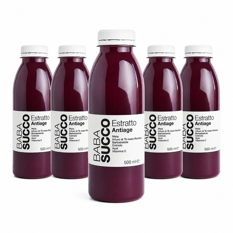 ESTRATTO ANTIAGE 500 ml - 5 PZ - COLD PRESSED