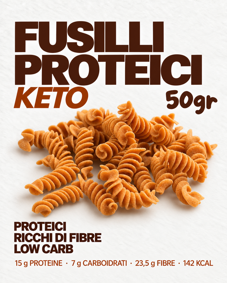 Pasta proteica / Fusilli keto | 50 g