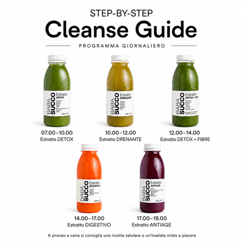 Juice Detox Cleanse - Estratti Cold Pressed | N°5 x 500 ml