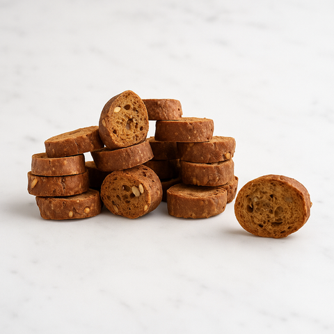 Crostini proteici al rosmarino KETO - Spuntino chetogenico sano e gustoso senza zuccheri e ricco di proteine. 