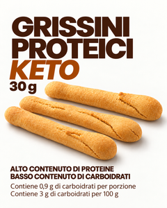 Grissini Proteici Keto | 30 g | Senza glutine