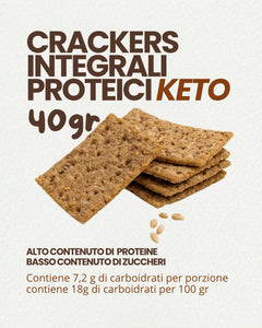 Crackers Integrali Proteici Keto | 40 g