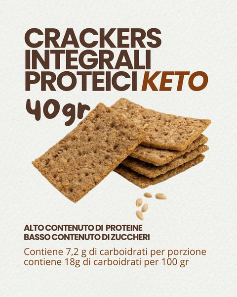 CRACKERS INTEGRALI PROTEICI KETO 40 g
