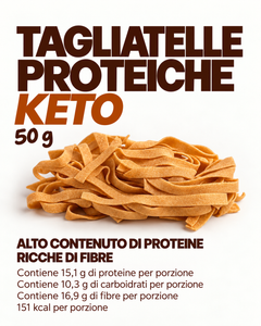 Pasta proteica/ Tagliatelle | 50 g | Senza glutine