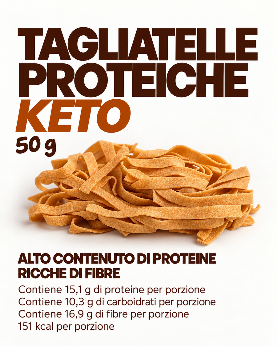 Pasta proteica/ Tagliatelle | 50 g | Senza glutine