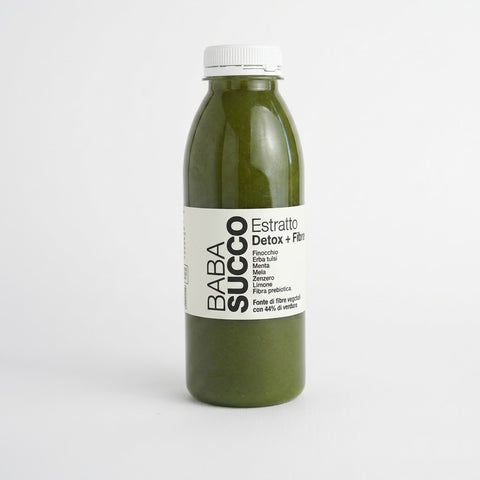 ESTRATTO DETOX + FIBRE 500 ml - COLD PRESSED