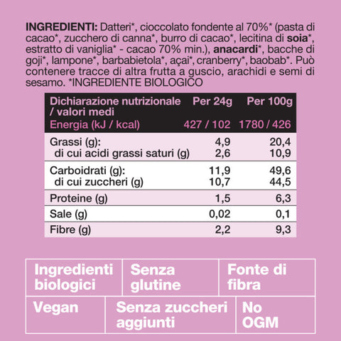 BABA NATURAL FOODBAR ANTIOX - 12 Pezzi