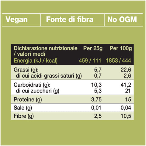 BABA NATURAL FOODBAR NUTS & FIBER - 12 Pezzi