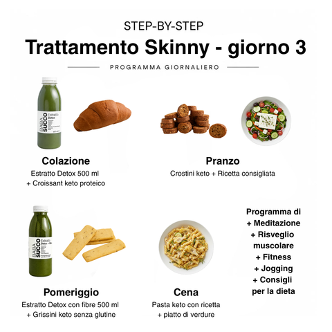 Trattamento Detox 3 gg + Trattamento Skinny 3 gg