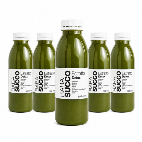 ESTRATTO DETOX 500 ml - 5 PZ - Cold Pressed