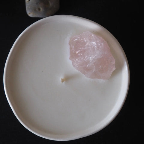 Raw mini Dream Rose Quartz