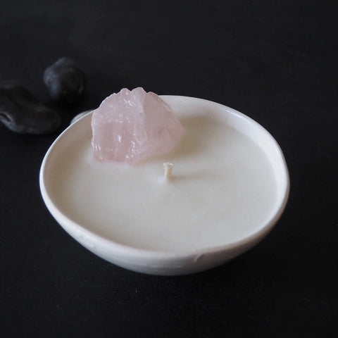 Raw mini Dream Rose Quartz