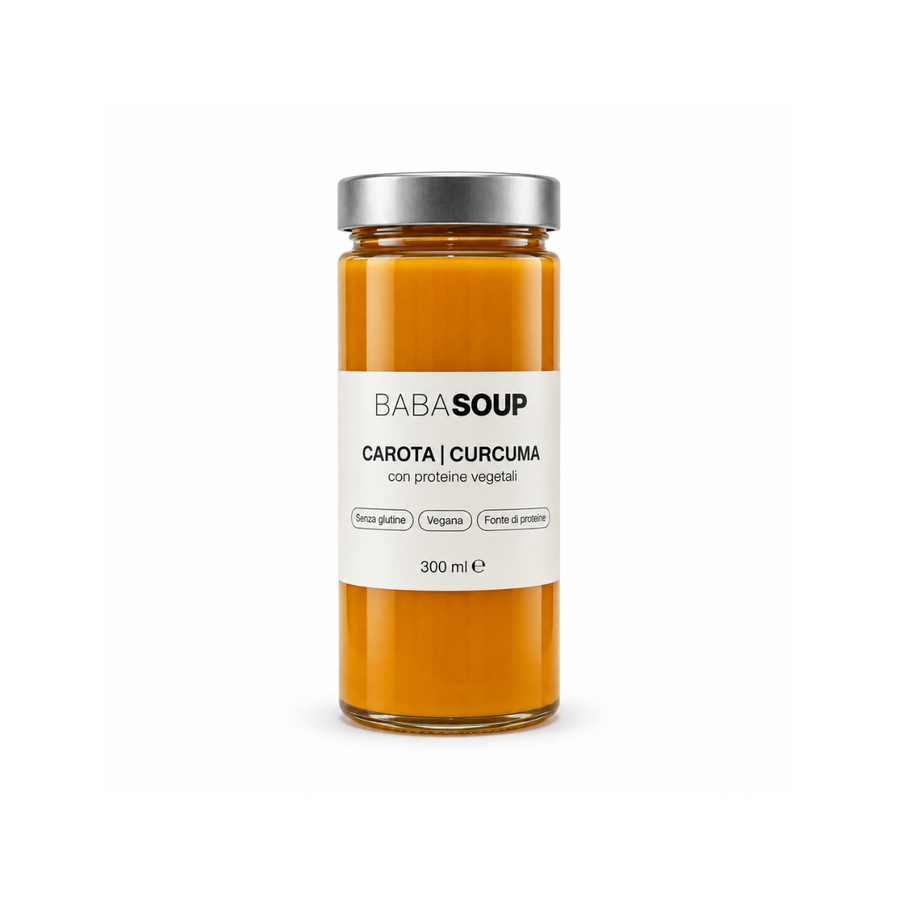 Vellutata Carote e Curcuma con proteine vegetali | 300 ml