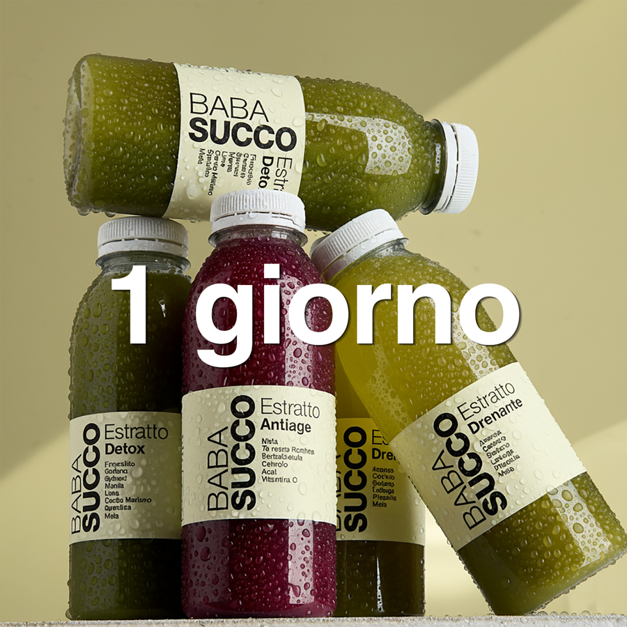 Trattamento CLEANSE - Solo Estratti Cold Pressed | 1 GIORNO