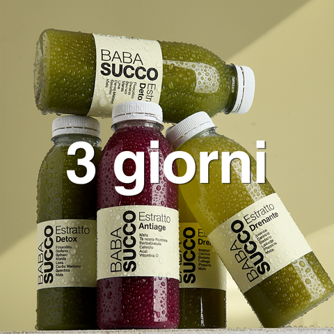 Percorso CLEANSE - Estratti Cold Pressed | 3 GIORNI