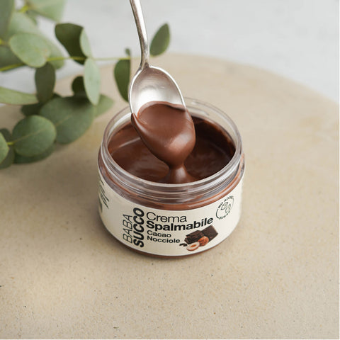 CREMA SPALMABILE SENZA ZUCCHERI CACAO E NOCCIOLE 120 g