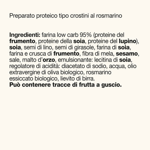 CROSTINI PROTEICI AL ROSMARINO KETO 40 g