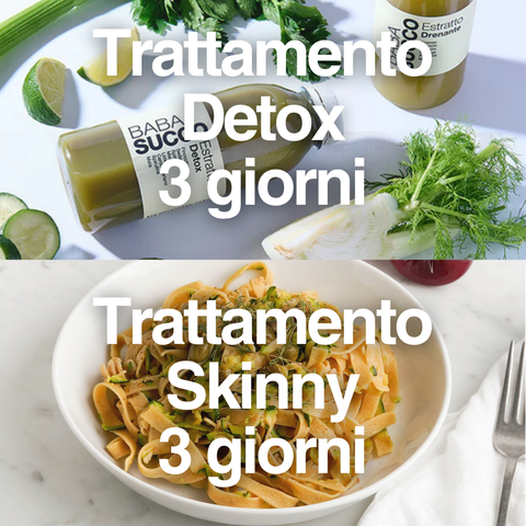 Trattamento Detox 3 gg + Trattamento Skinny 3 gg