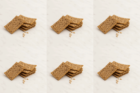 CRACKERS INTEGRALI PROTEICI KETO 40 g - 6 Confezioni