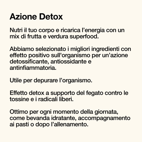 estratto detox 250 ml babasucco con azione detox