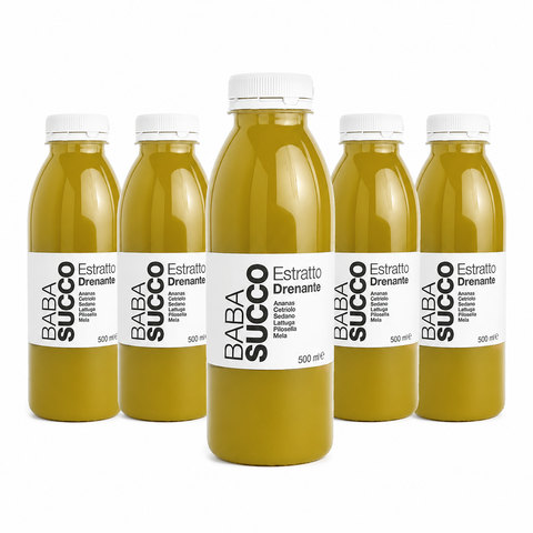 ESTRATTO DRENANTE 500 ml - 5 PZ - Cold Pressed