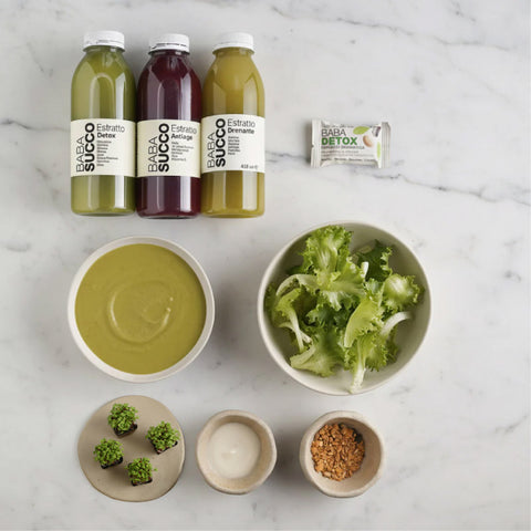 TRATTAMENTO DEPURATIVO CON MICROGREEN 1 giorno