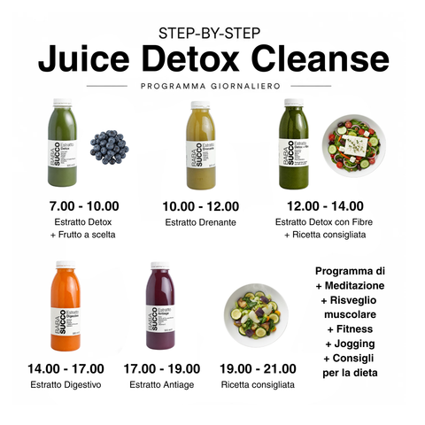Trattamento CLEANSE - Solo Estratti Cold Pressed | 1 GIORNO
