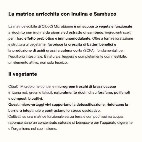 CiboCi Microbiome Symbiotic