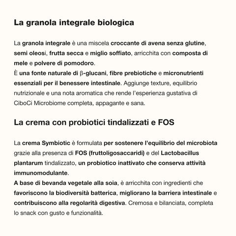 CiboCi Microbiome Symbiotic