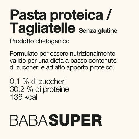 pasta proteica tagliatelle senza glutine keto