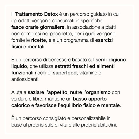 TRATTAMENTO DETOX 6 giorni - 42 pezzi