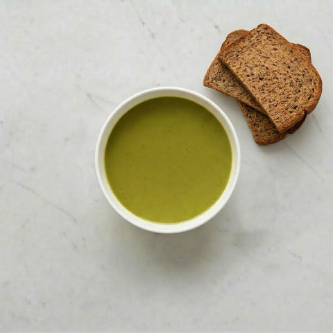 VELLUTATA Zucchine e Basilico + PANE a fette proteico KETO