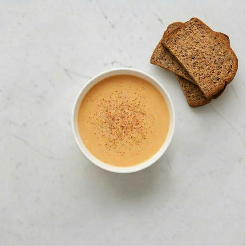 VELLUTATA Zucca e Noce moscata+ PANE a fette proteico KETO